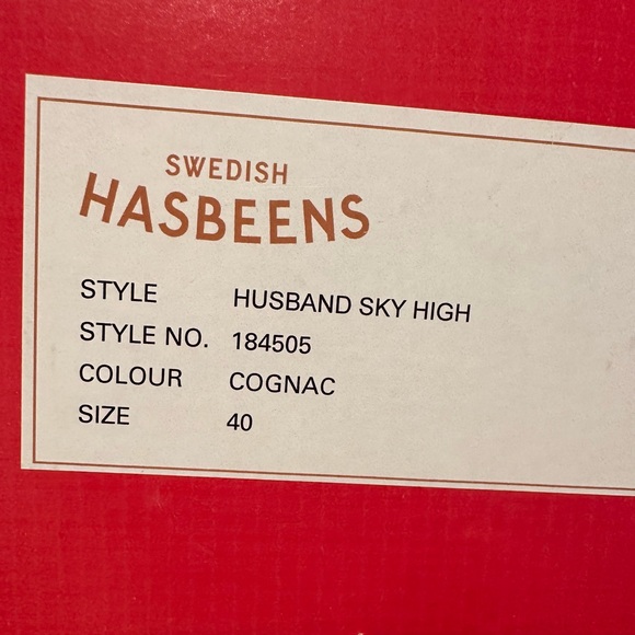 Swedish Hasbeens Clogs, Size 40 , Color Cognac - Picture 4 of 9